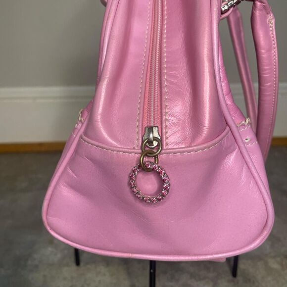noir vintage y2k holographic pink shoulder bag - Picture 5 of 7